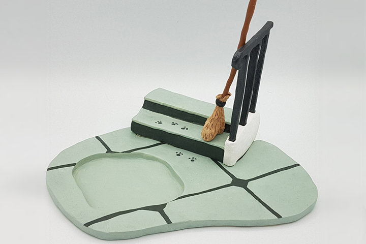 Chores with a Sneaky Cat